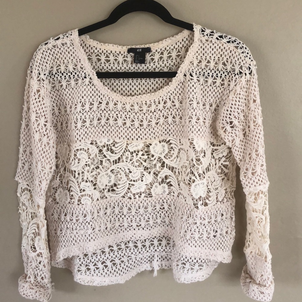 Crochet H&M Crop Top